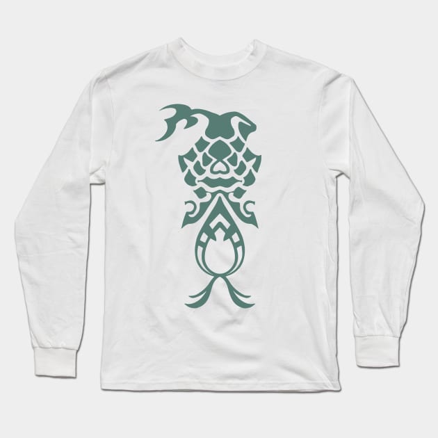 Genshin Impact Xiao tattoo Long Sleeve T-Shirt by Oricca